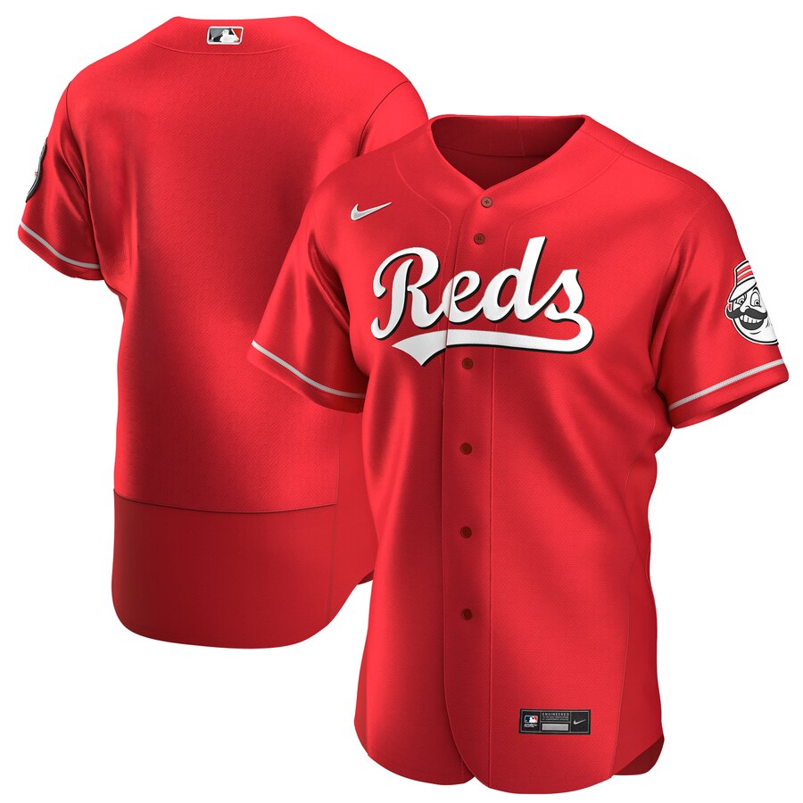 Cincinnati Reds Men Nike Scarlet Authentic Alternate Team MLB Jersey